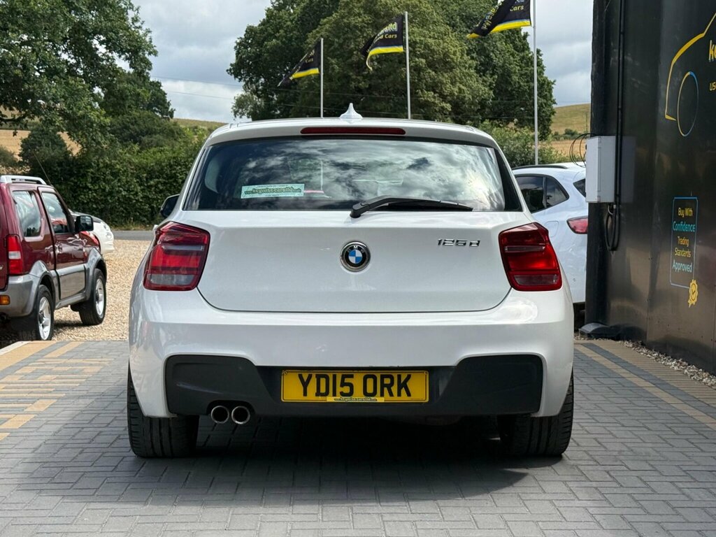 BMW 1 Series Hatchback 2.0 118D M Sport 5-Door 201565 Blue #4