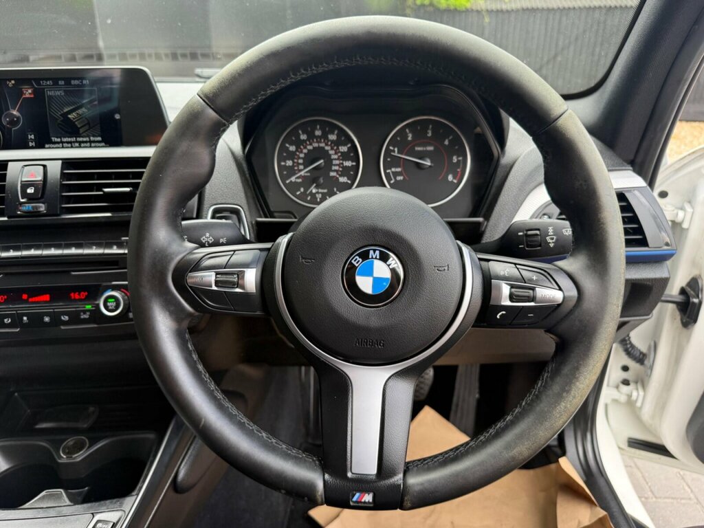BMW 1 Series Hatchback 2.0 118D M Sport 5-Door 201565 Blue #22