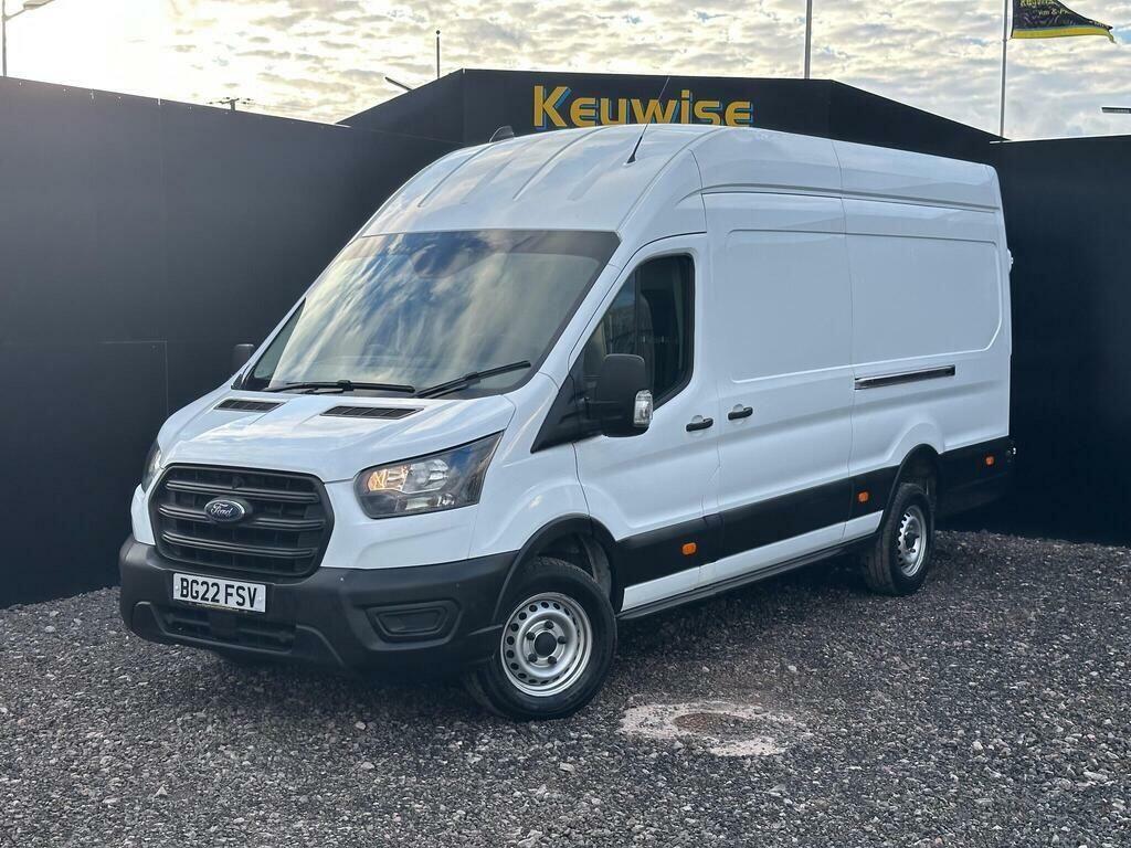 Ford Transit Custom 2.0 350 Ecoblue Leader Panel Van BG22FSV White #2