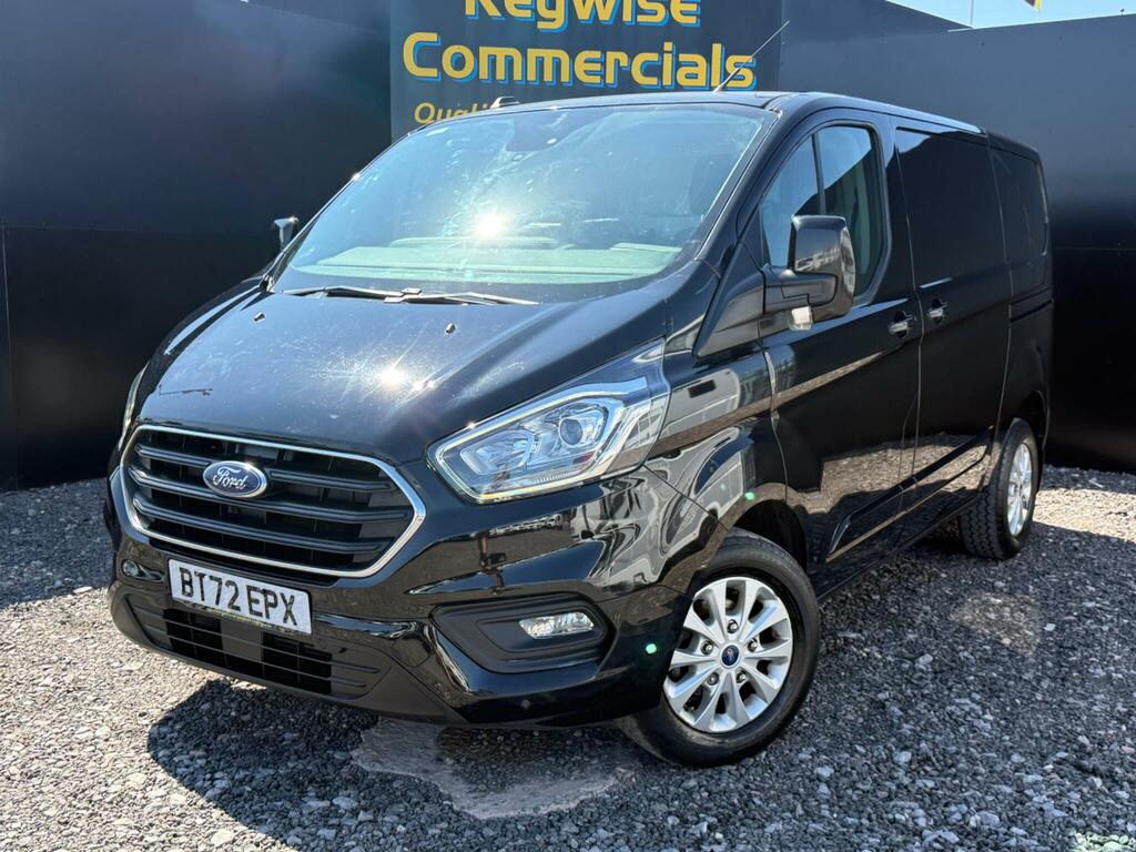 Ford Transit Custom 2.0 300 Ecoblue Limited L1 H1 Euro 6 Ss Black #2
