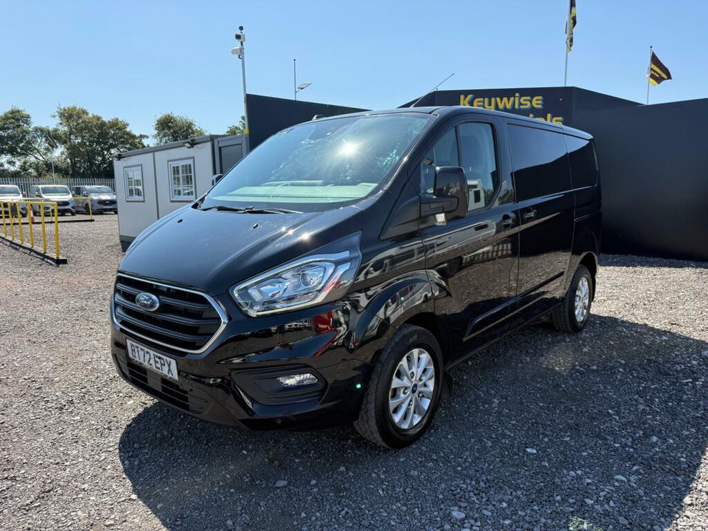 Ford Transit Custom 2.0 300 Ecoblue Limited L1 H1 Euro 6 Ss BT72EPX Black #3