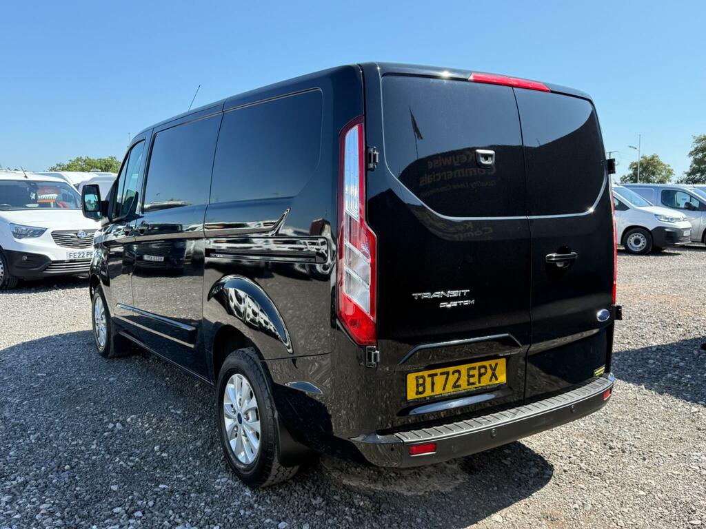 Ford Transit Custom 2.0 300 Ecoblue Limited L1 H1 Euro 6 Ss BT72EPX Black #5