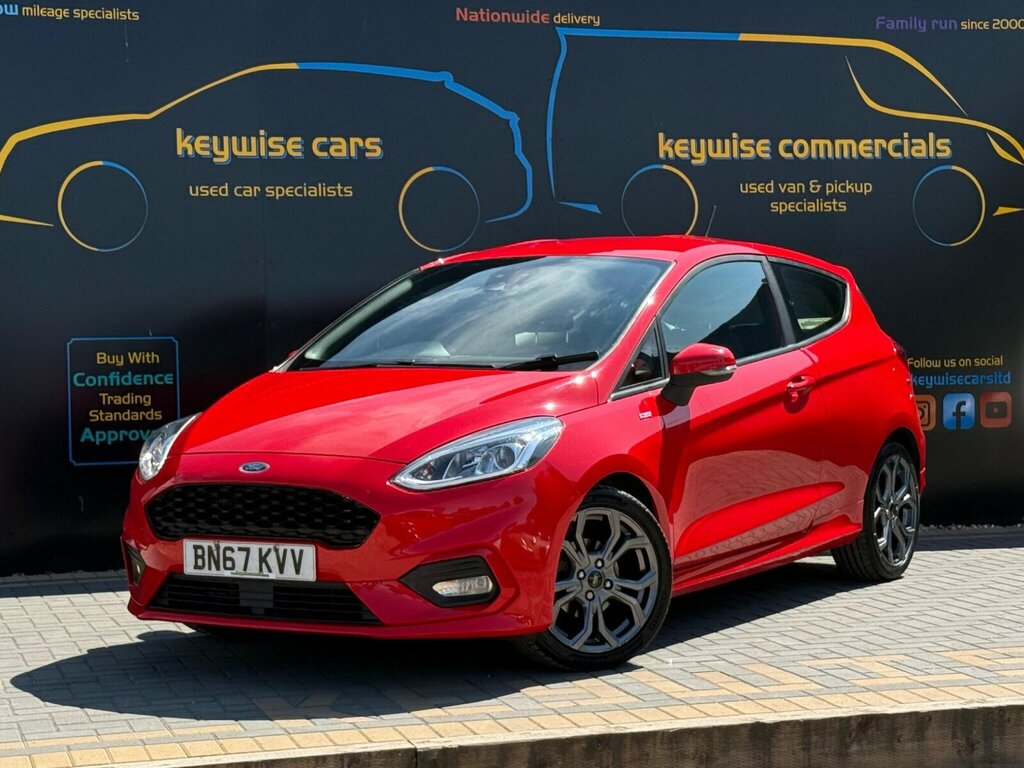 Ford Fiesta 1.0T Ecoboost St-line Euro 6 Ss Red