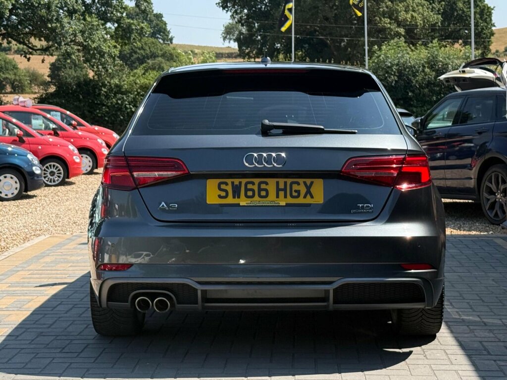 Audi A3 2.0 Tdi S Line Sportback Quattro Euro 6 Ss Grey #4
