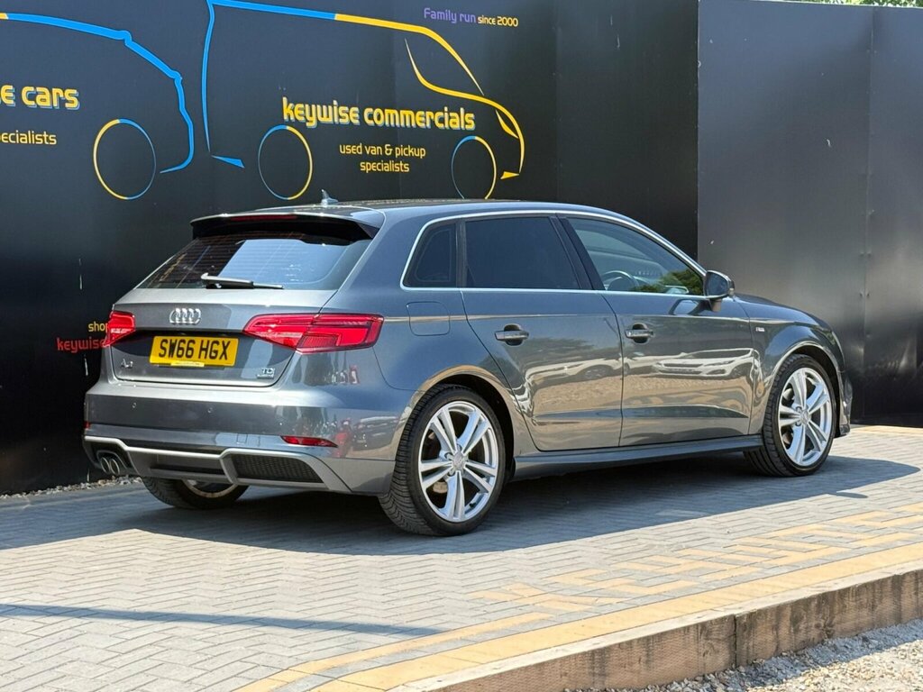 Audi A3 2.0 Tdi S Line Sportback Quattro Euro 6 Ss Grey #5