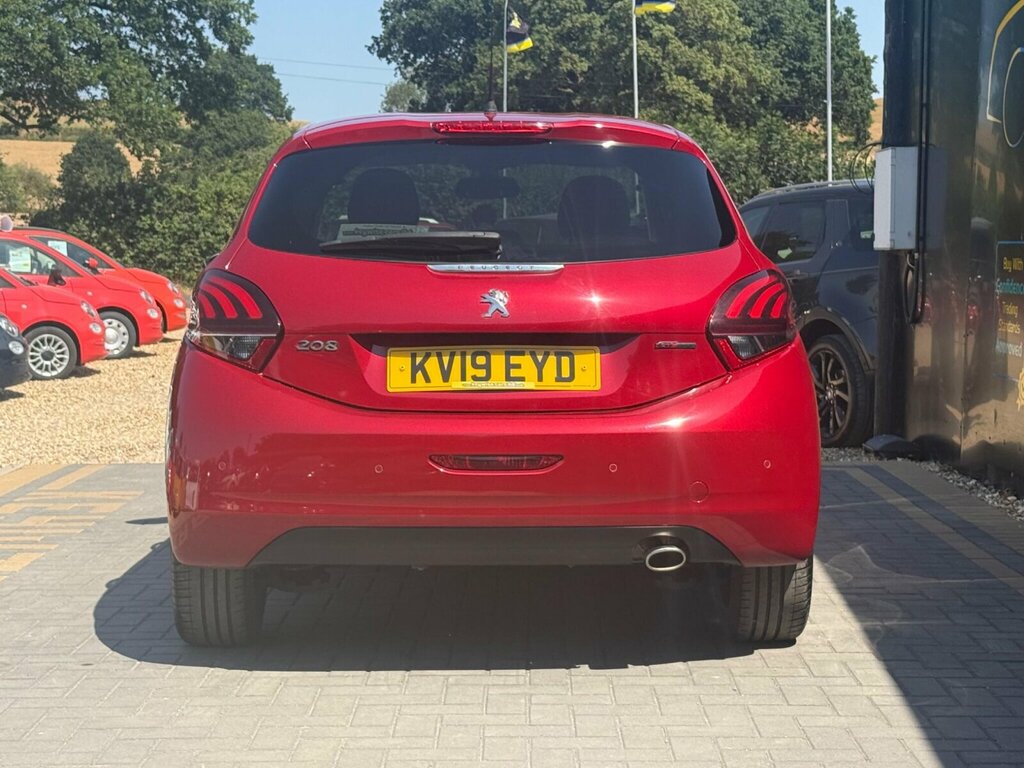 Peugeot 208 1.2 Puretech Gpf Gt Line Euro 6 Ss KV19EYD Red #4