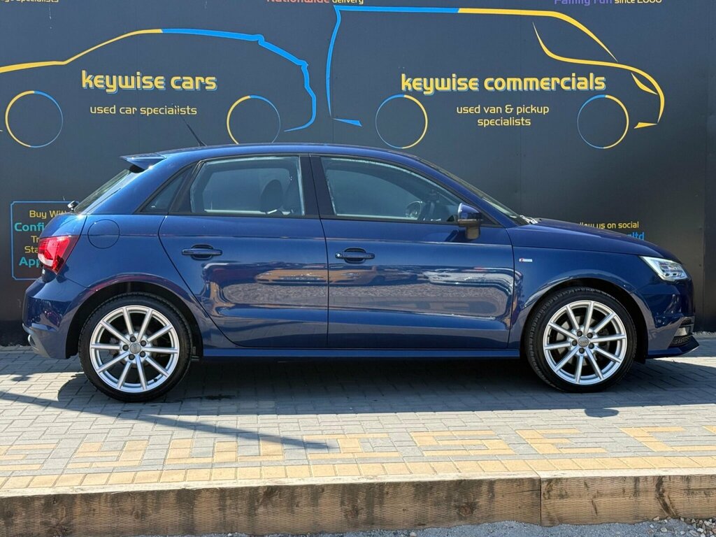Audi A1 1.4 Tfsi S Line Sportback Euro 6 Ss FG65GXN Blue #6
