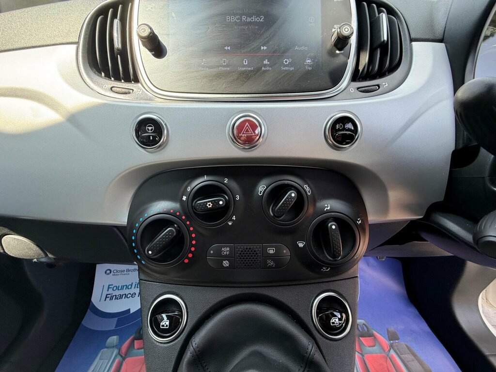 Fiat 500 Hey Google Black #24