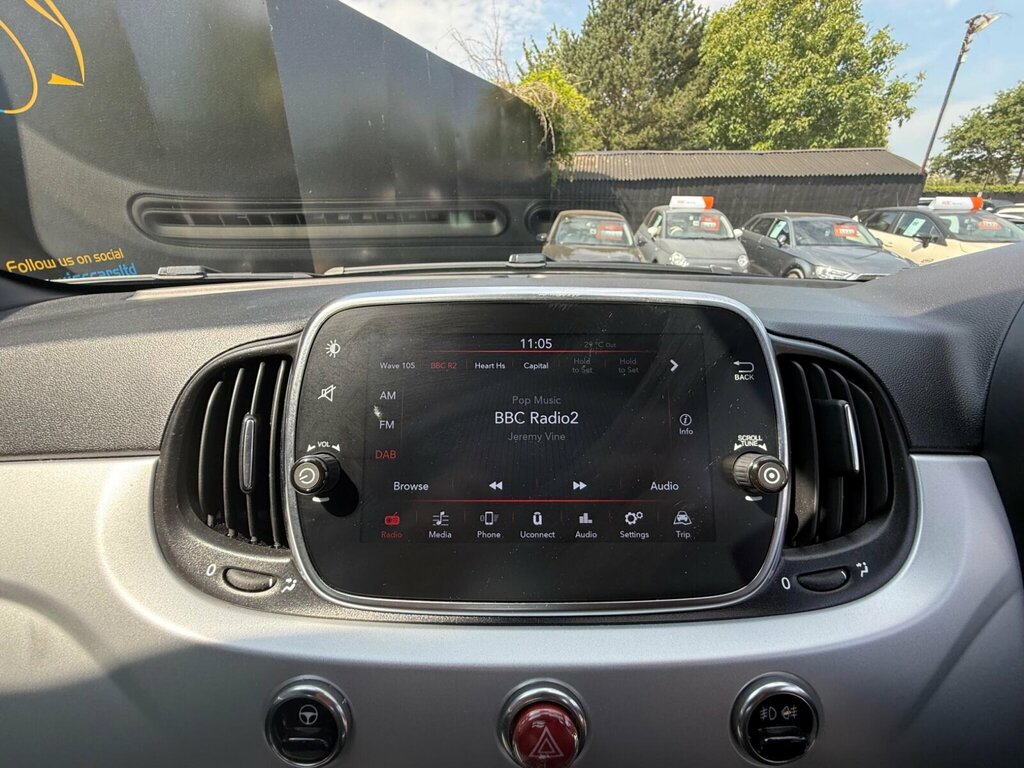 Fiat 500 Hey Google Black #23
