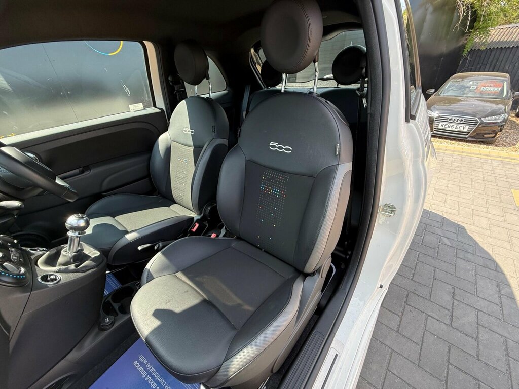 Fiat 500 Hey Google Black #19