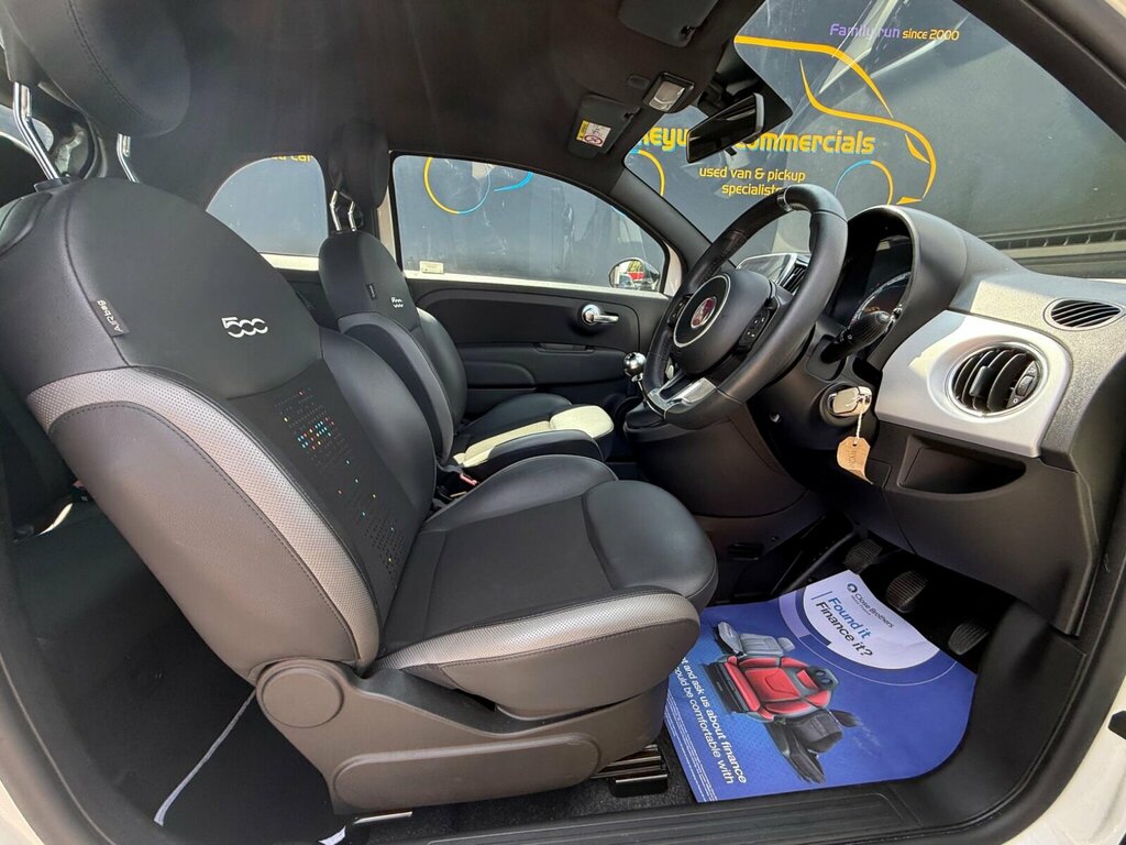 Fiat 500 Hey Google Black #13