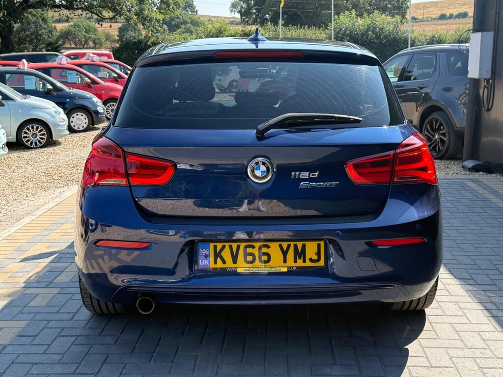 BMW 1 Series 2.0 118D Sport Euro 6 Ss Blue #4