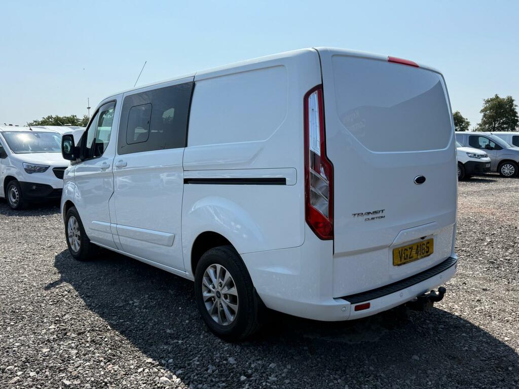 Ford Transit Custom 2.0 320 Ecoblue Limited Crew Van L1 H1 Euro 6 VGZ4165 White #5