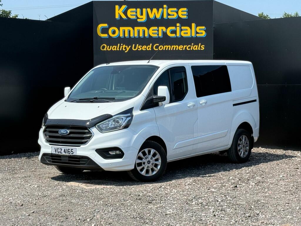 Ford Transit Custom 2.0 320 Ecoblue Limited Crew Van L1 H1 Euro 6 White