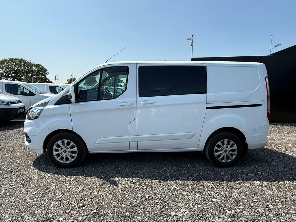 Ford Transit Custom 2.0 320 Ecoblue Limited Crew Van L1 H1 Euro 6 VGZ4165 White #4