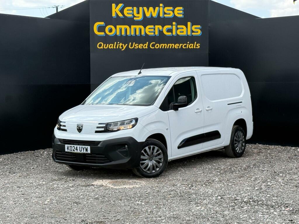 Peugeot Partner 1.5 Bluehdi 950 Asphalt Long Panel Van Lwb Euro 6 White