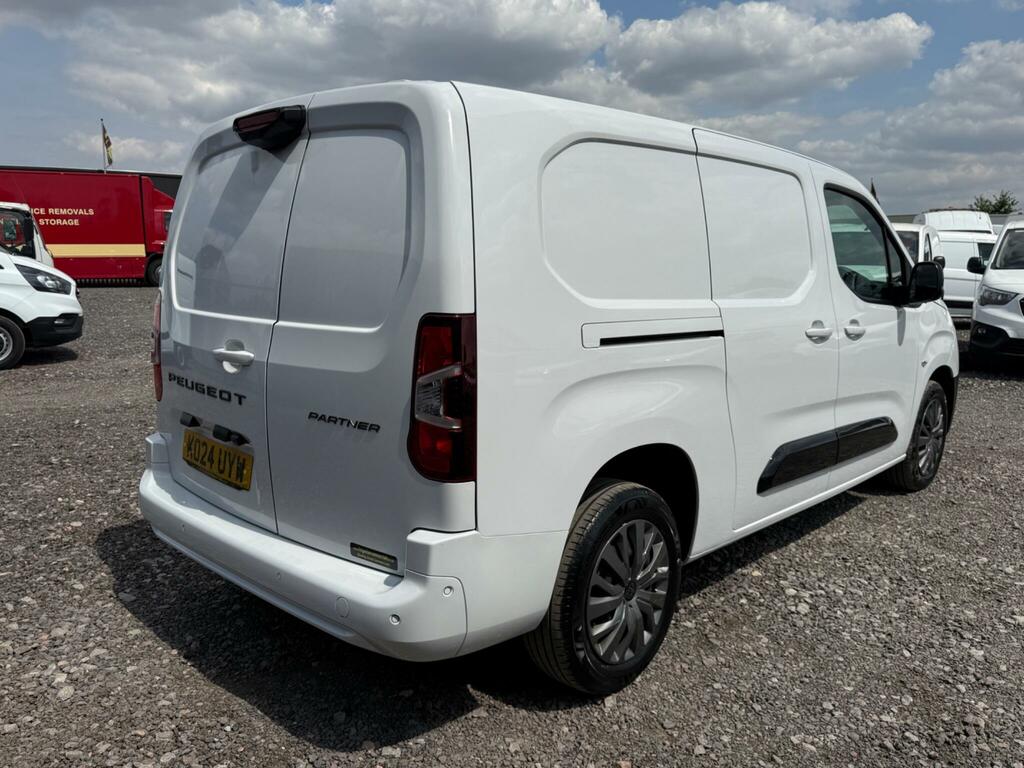 Peugeot Partner 1.5 Bluehdi 950 Asphalt Long Panel Van Lwb Euro 6 White #6