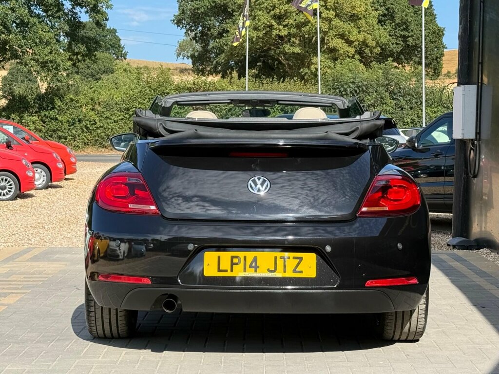 Volkswagen Beetle 1.6 Tdi Bluemotion Tech Design Cabriolet Dsg Euro Black #4