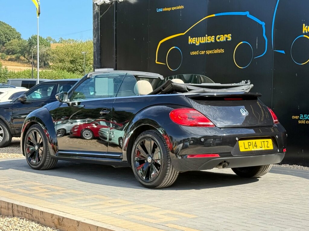 Volkswagen Beetle 1.6 Tdi Bluemotion Tech Design Cabriolet Dsg Euro Black #3