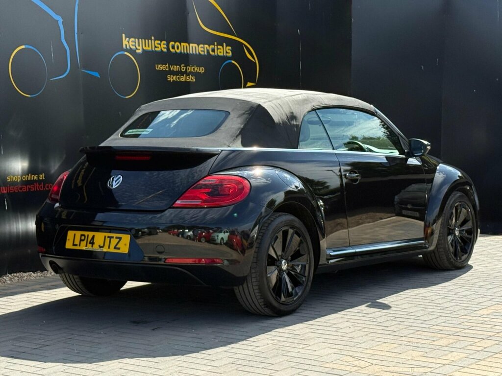 Volkswagen Beetle 1.6 Tdi Bluemotion Tech Design Cabriolet Dsg Euro Black #5