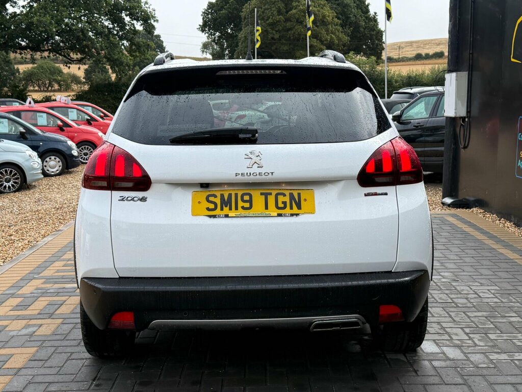 Peugeot 2008 1.2 Puretech Gt Line Eat Euro 6 Ss White #4