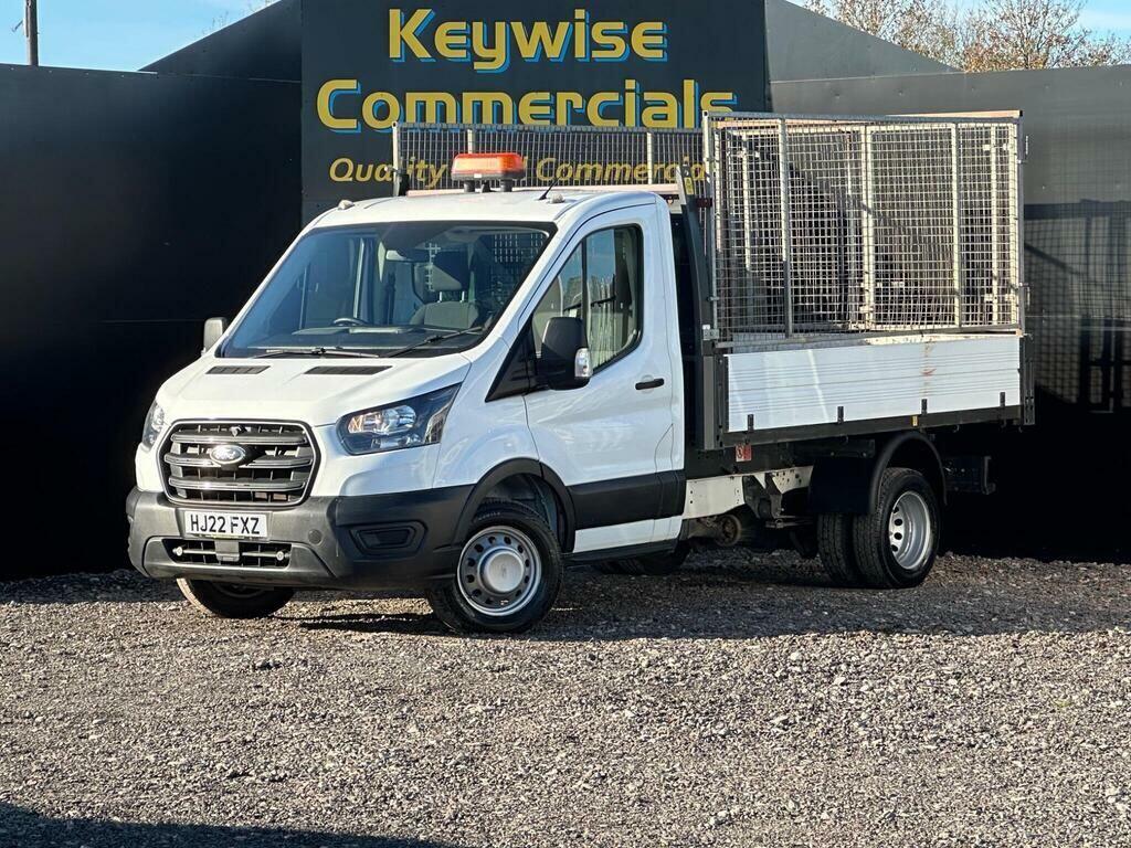 Ford Transit Custom 2.0 350 Ecoblue Leader Tipper Rw White