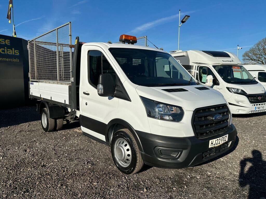 Ford Transit Custom 2.0 350 Ecoblue Leader Tipper Rw White #5