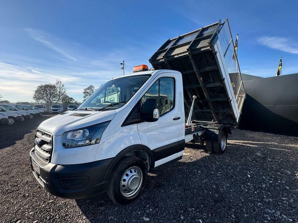 Ford Transit Custom 2.0 350 Ecoblue Leader Tipper Rw White #4