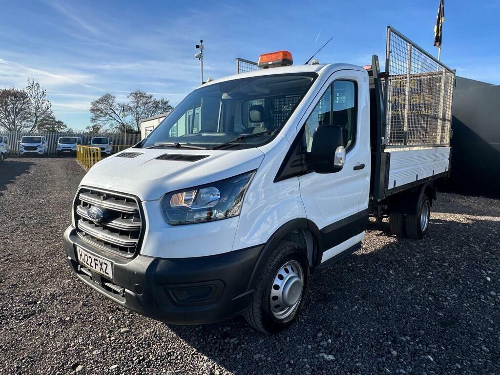 Ford Transit Custom 2.0 350 Ecoblue Leader Tipper Rw White #3