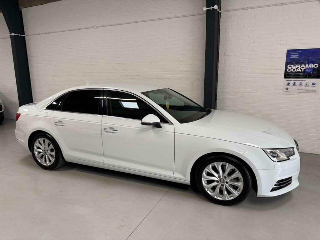 Audi A4 2.0 Tdi S Line Euro 6 Ss White #2