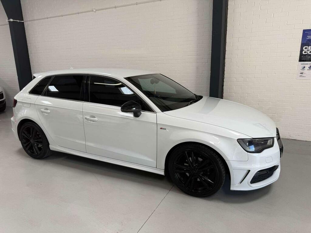 Audi A3 1.6 Tdi S Line Sportback Euro 6 Ss White #3