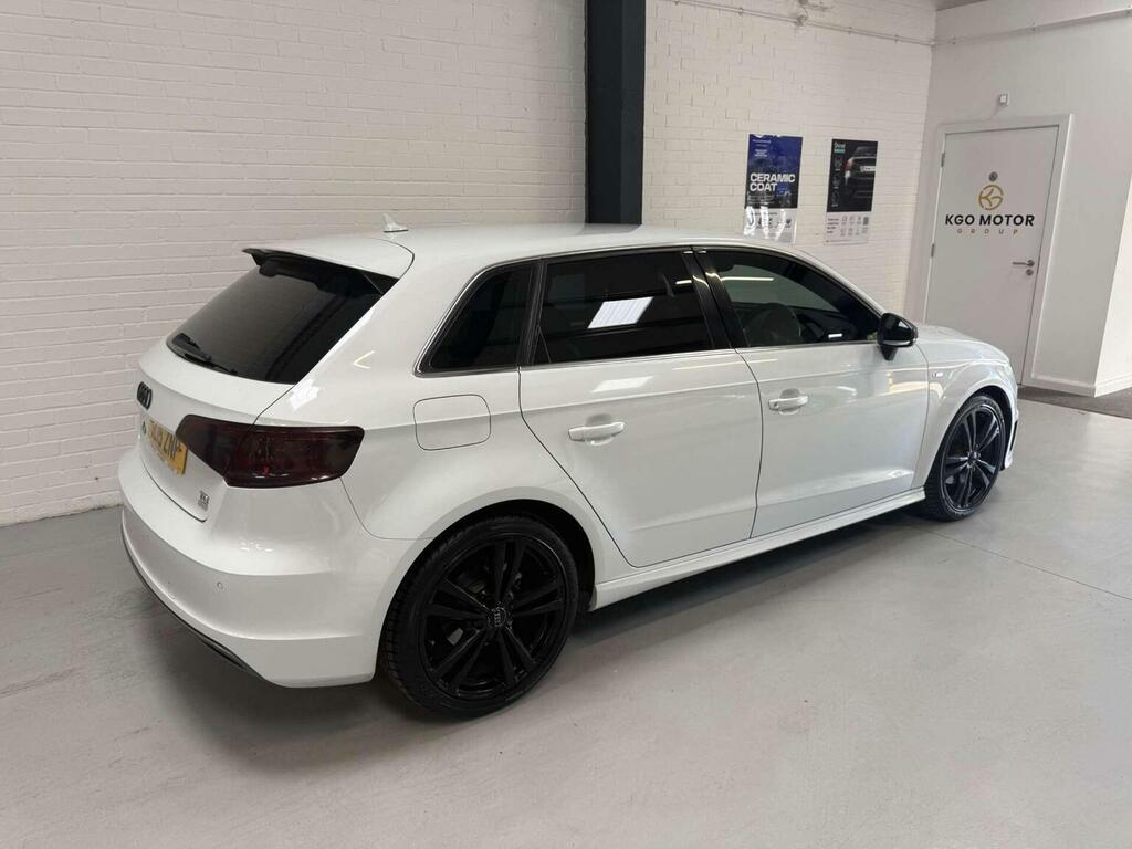Audi A3 1.6 Tdi S Line Sportback Euro 6 Ss White #5