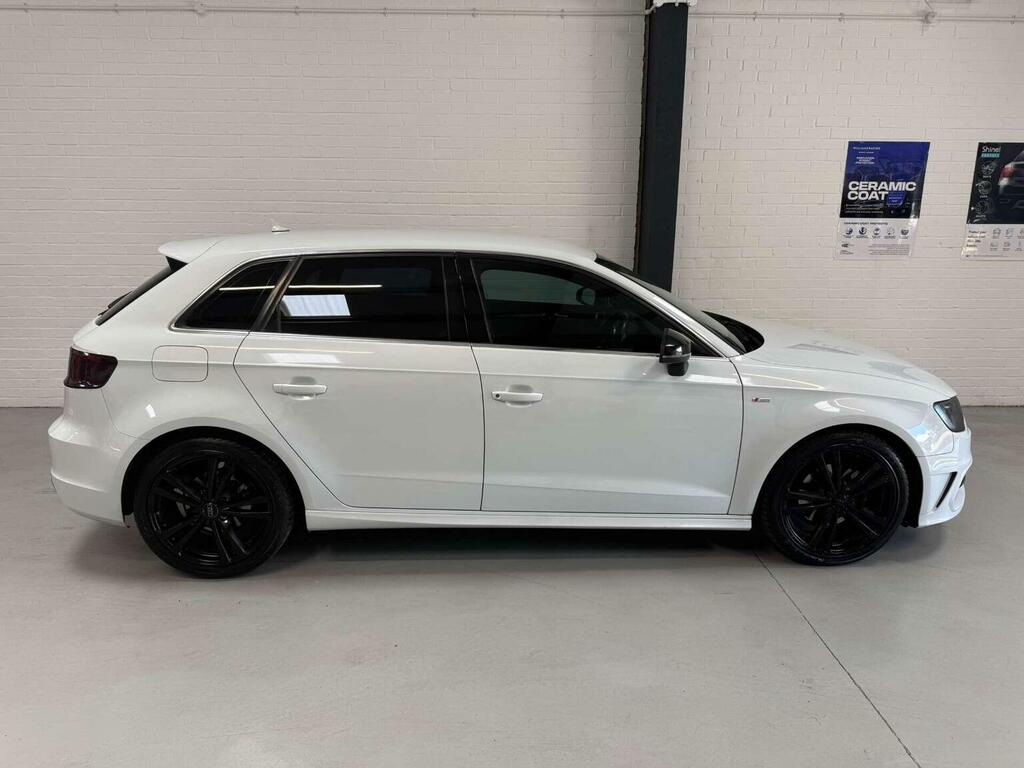 Audi A3 1.6 Tdi S Line Sportback Euro 6 Ss White #4