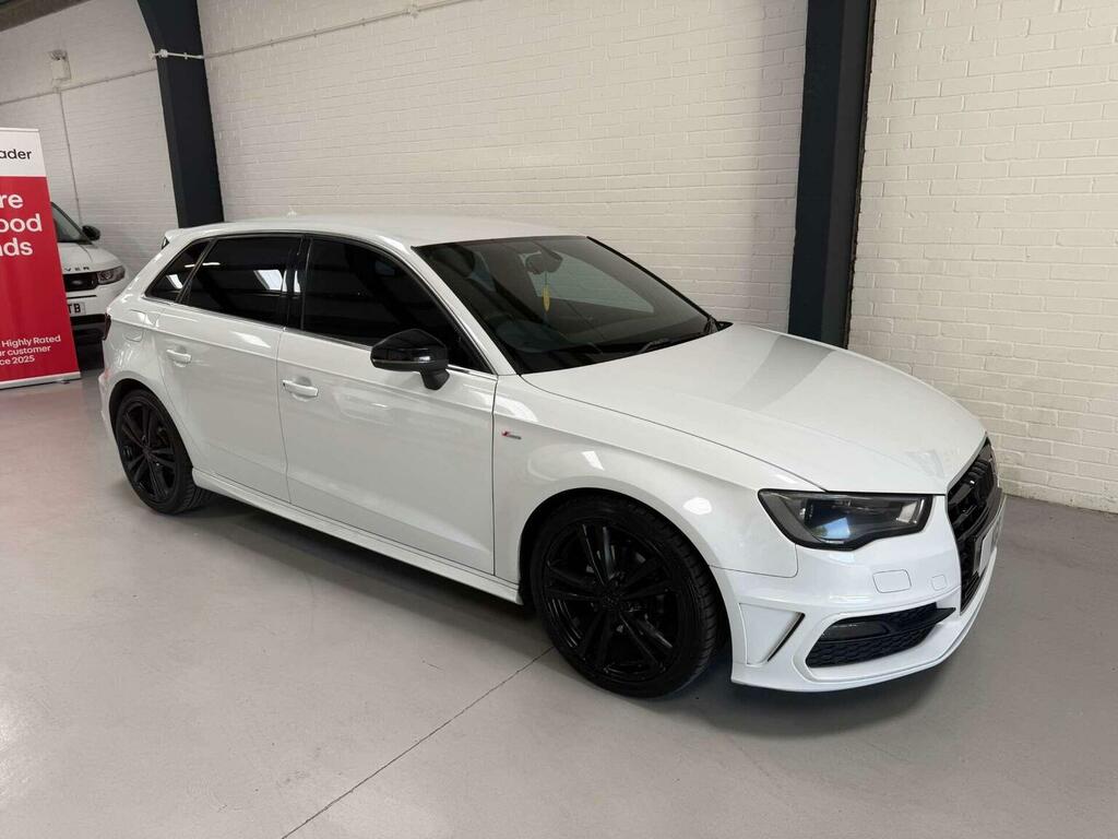 Audi A3 1.6 Tdi S Line Sportback Euro 6 Ss White #2
