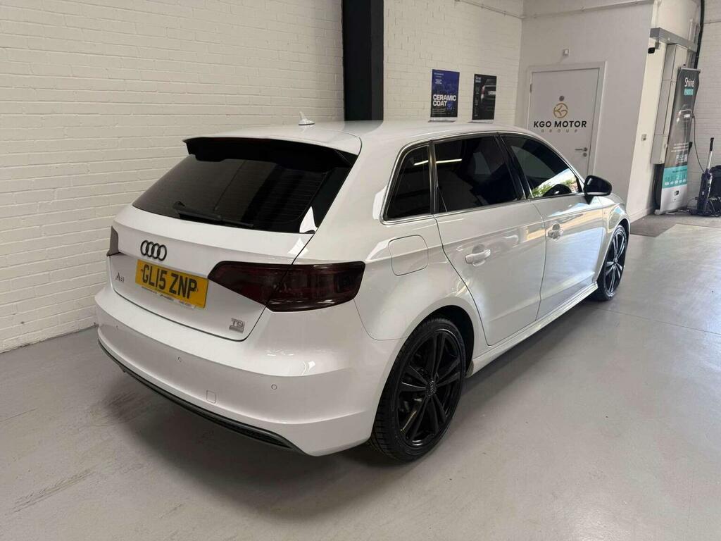 Audi A3 1.6 Tdi S Line Sportback Euro 6 Ss White #6