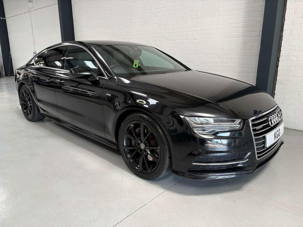 Audi A7 3.0 Tdi V6 S Line Sportback S Tronic Quattro Euro Black
