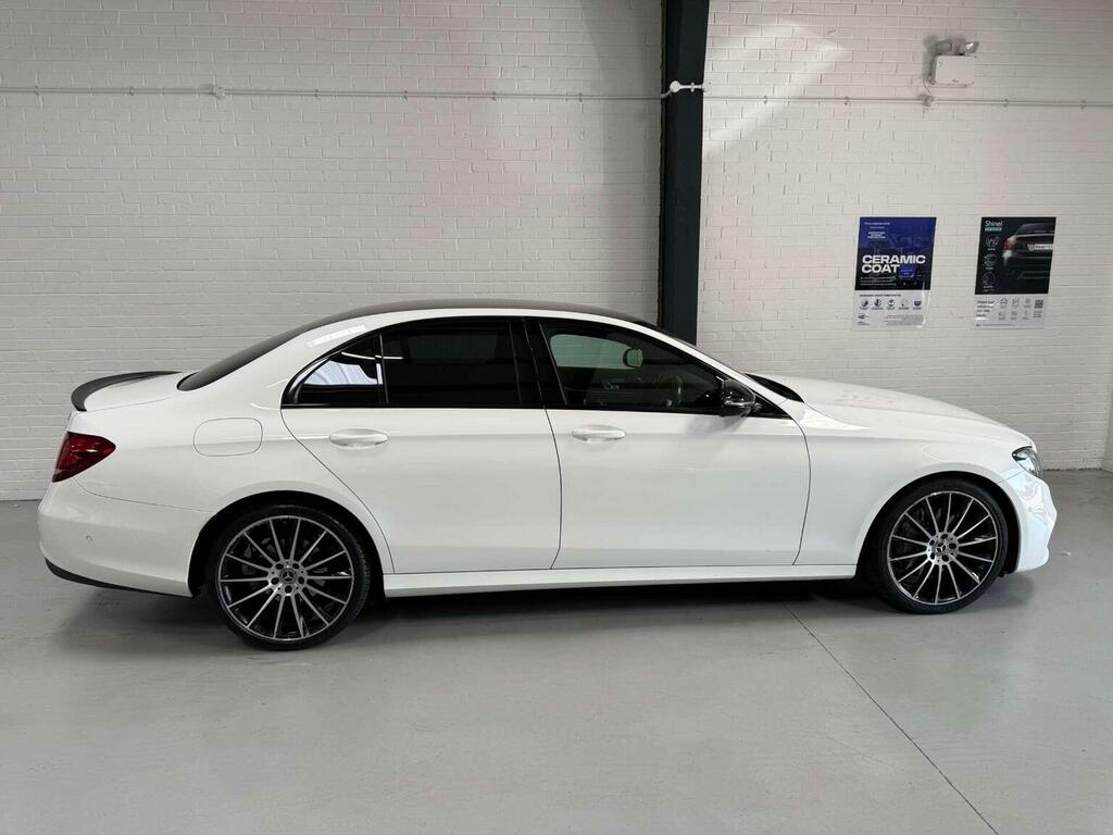 Mercedes-Benz E Class 2.0 E220d Amg Line Night Edition Premium G-troni White #4