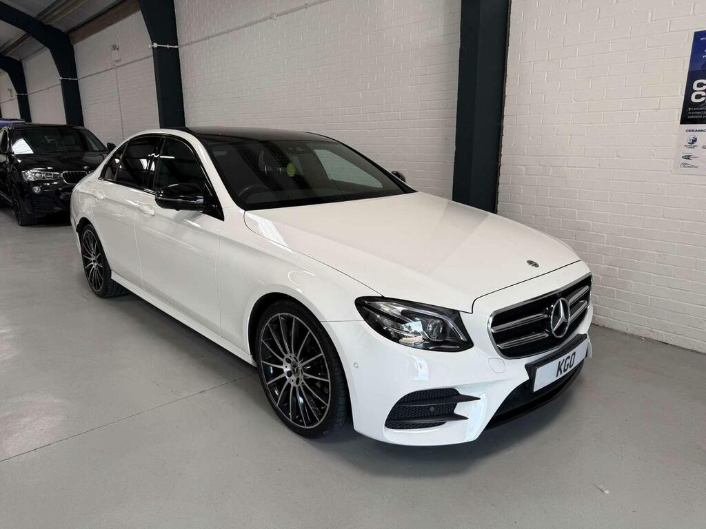 Mercedes-Benz E Class 2.0 E220d Amg Line Night Edition Premium G-troni White