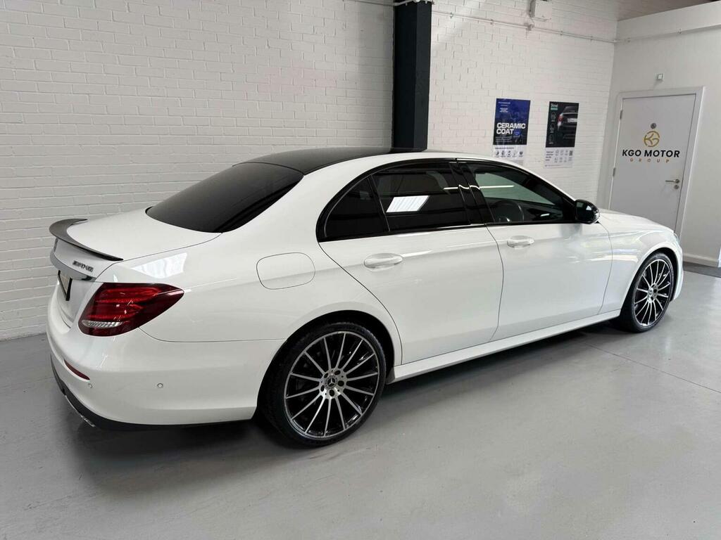 Mercedes-Benz E Class 2.0 E220d Amg Line Night Edition Premium G-troni White #6