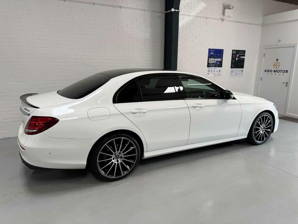 Mercedes-Benz E Class 2.0 E220d Amg Line Night Edition Premium G-troni White #5