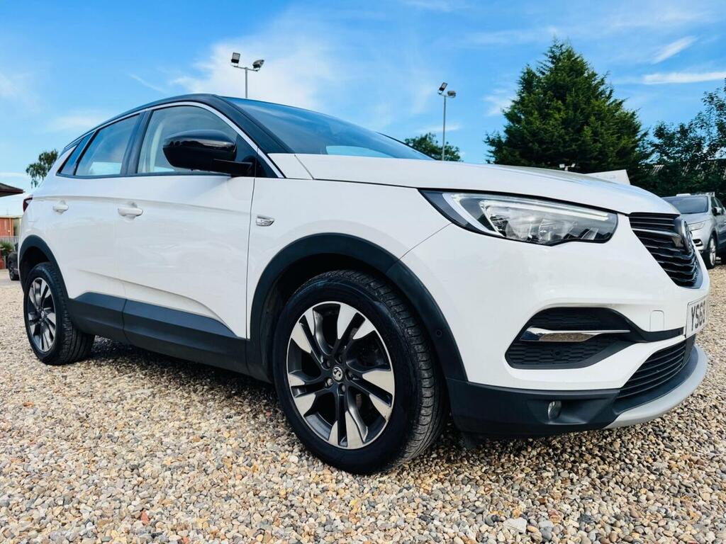 Vauxhall Grandland X 1.2 Turbo Sport Nav Euro 6 Ss YS68VUE White #5
