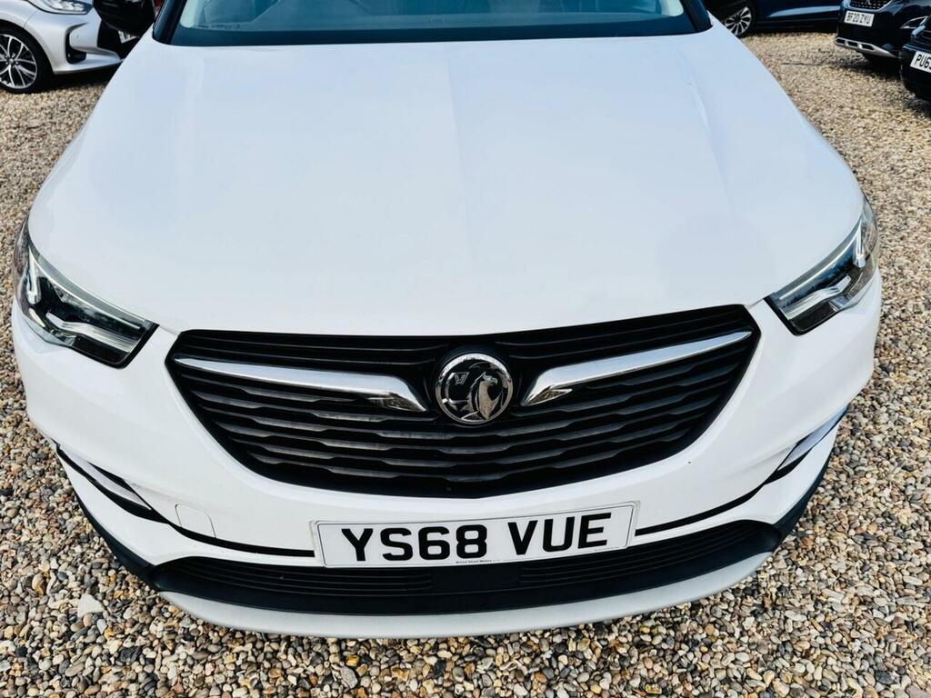 Vauxhall Grandland X 1.2 Turbo Sport Nav Euro 6 Ss YS68VUE White #6