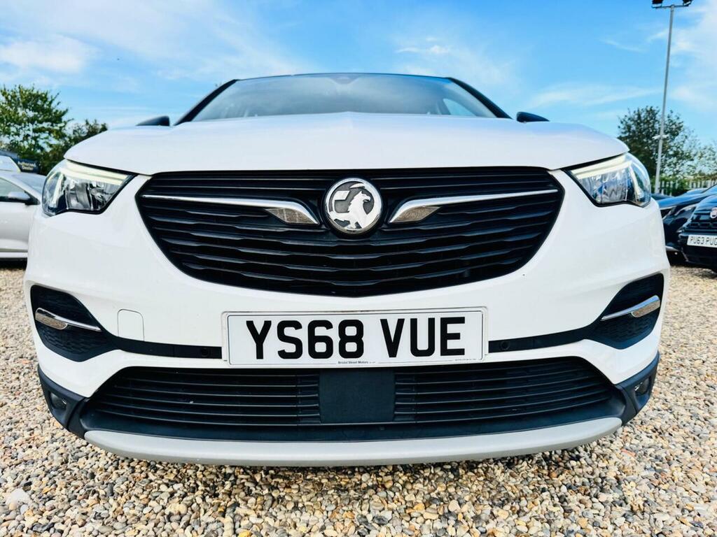 Vauxhall Grandland X 1.2 Turbo Sport Nav Euro 6 Ss YS68VUE White #2