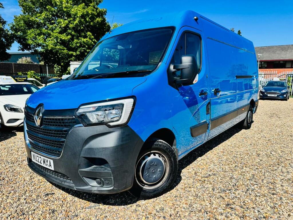 Renault Master 2.3 Dci Energy 35 Business Fwd Lwb Medium Roof Eur NU22MXA Blue #3