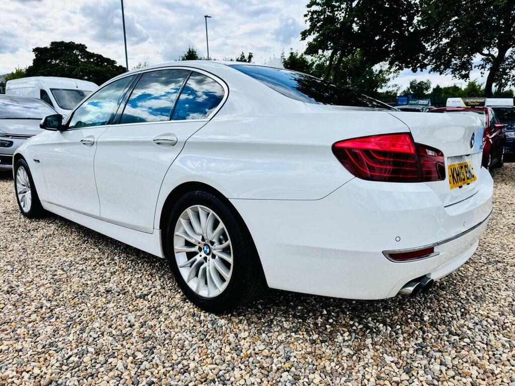 BMW 5 Series 2.0 520I Luxury Saloon Euro 6 Ss White #4
