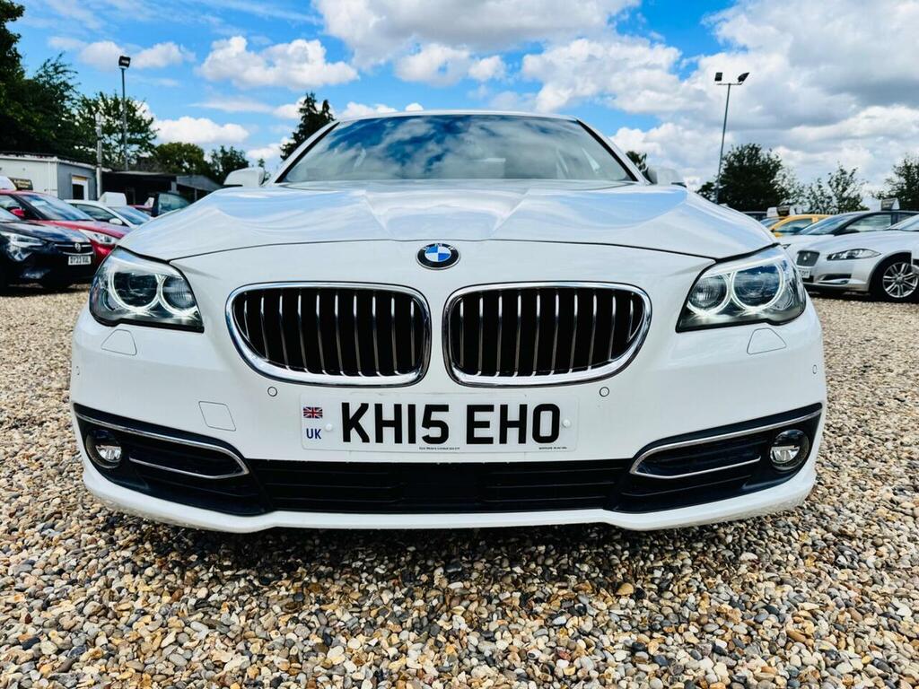 BMW 5 Series 2.0 520I Luxury Saloon Euro 6 Ss White #2