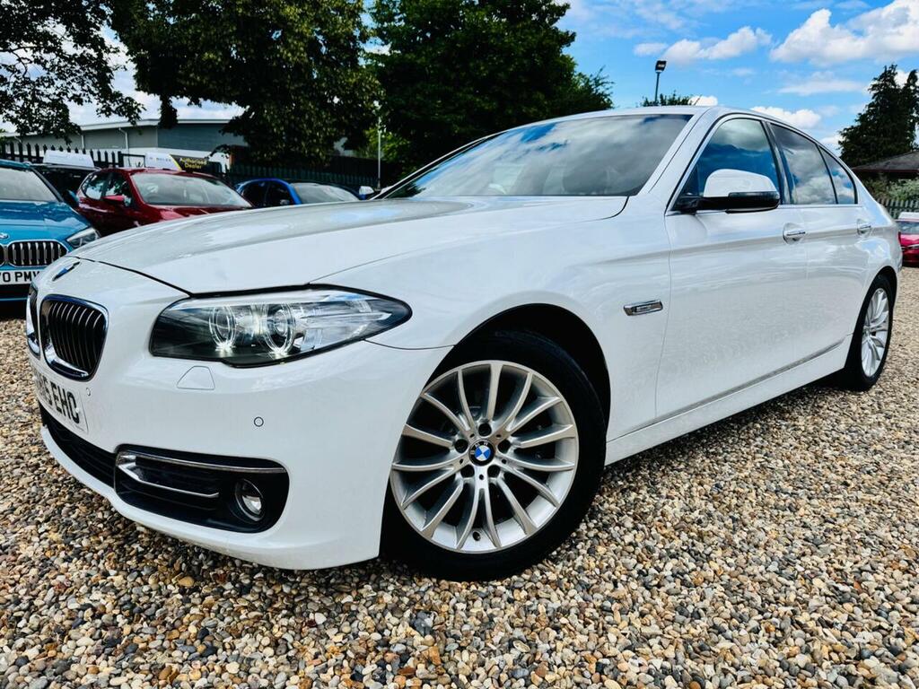 BMW 5 Series 2.0 520I Luxury Saloon Euro 6 Ss White #3