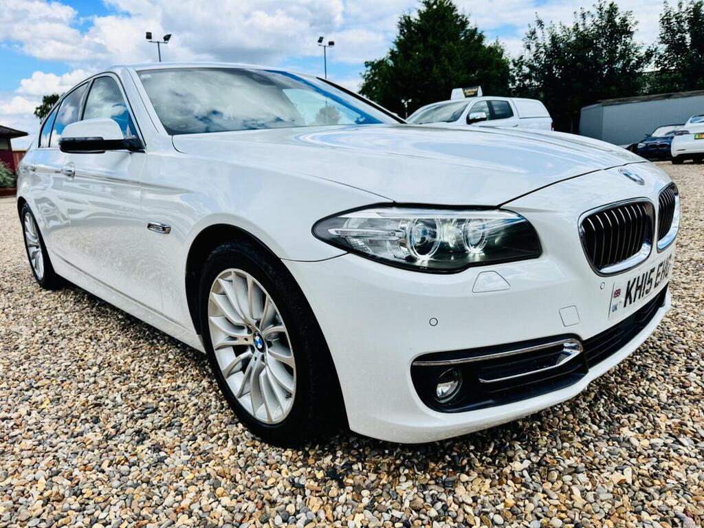 BMW 5 Series 2.0 520I Luxury Saloon Euro 6 Ss White #5