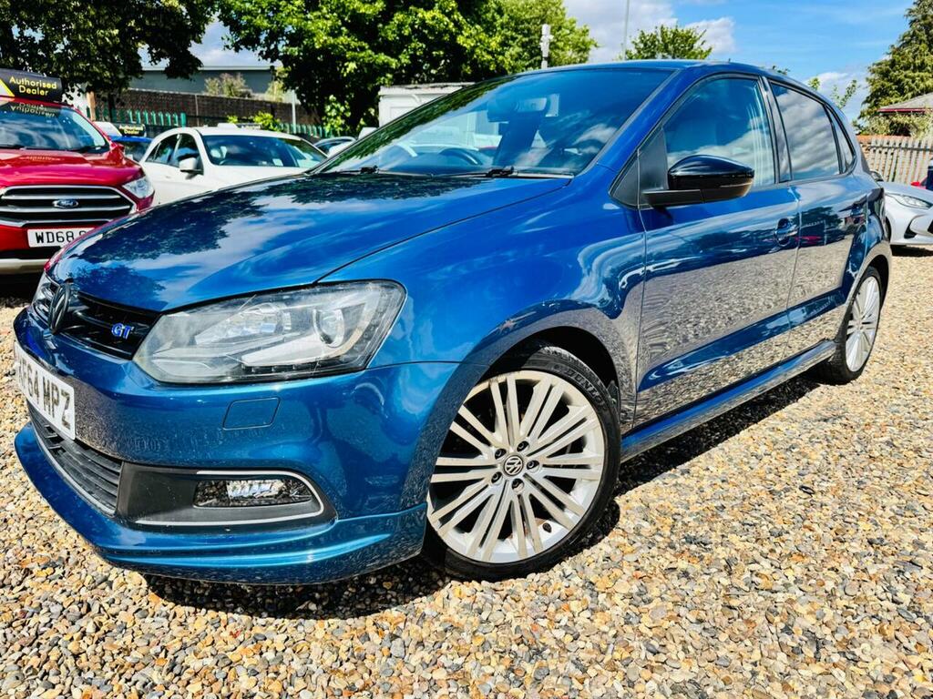 Volkswagen Polo 1.4 Tsi Gt Dsg Euro 6 Ss KF64MPZ Blue #3