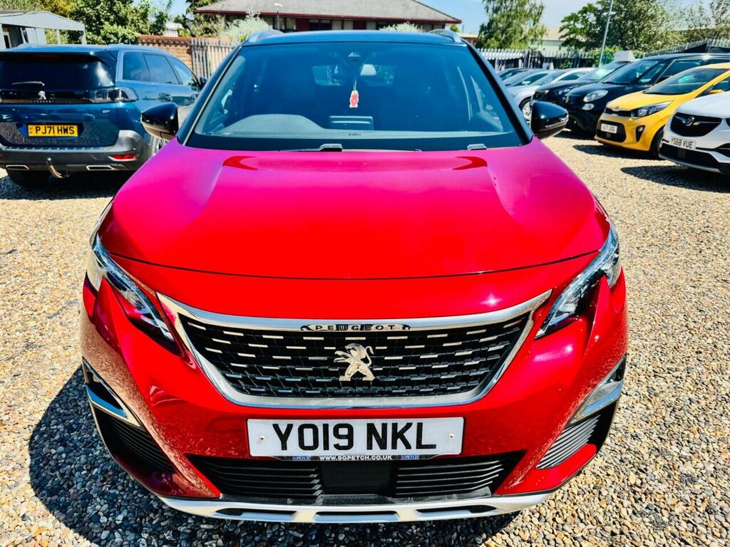 Peugeot 3008 1.6 Puretech Gt Line Eat Euro 6 Ss YO19NKL Red #6